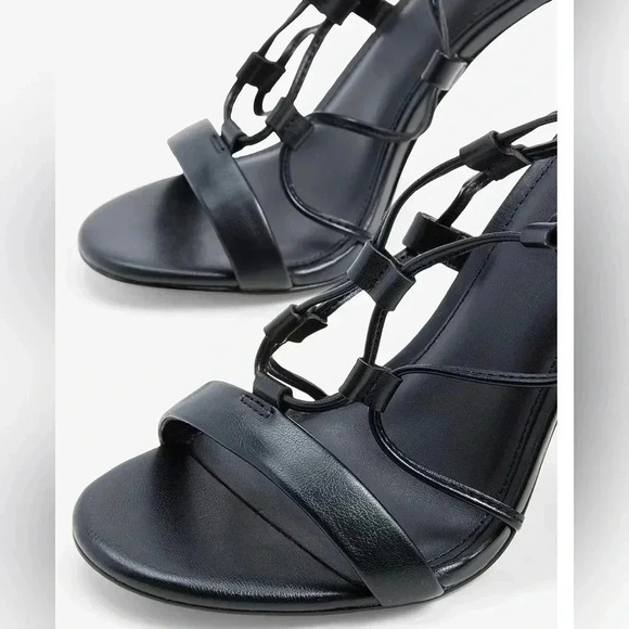 Express Tie Up Gladiator Heeled Sandals Size 10 - Picture 2 of 4